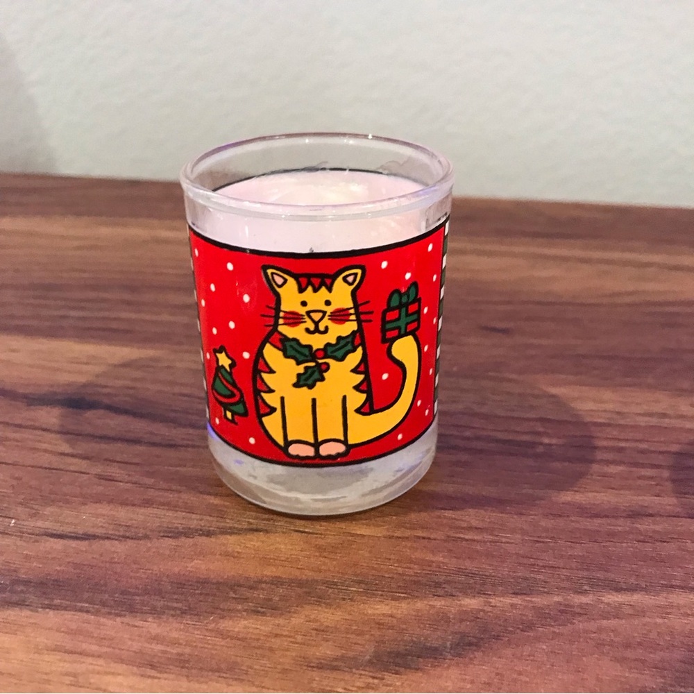 Vintage glass votive